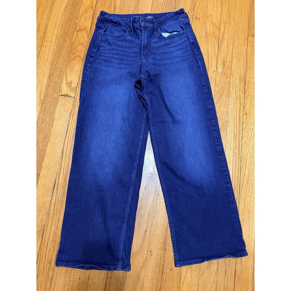 Old Navy Women's High Rise Wide-Leg Stretch Pants Size 8 Petite
